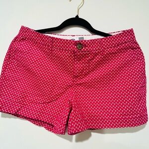 Old Navy Pink Patterned Women's Bermudas
